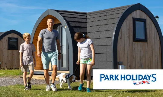 Camping Pods with Park holidays UK