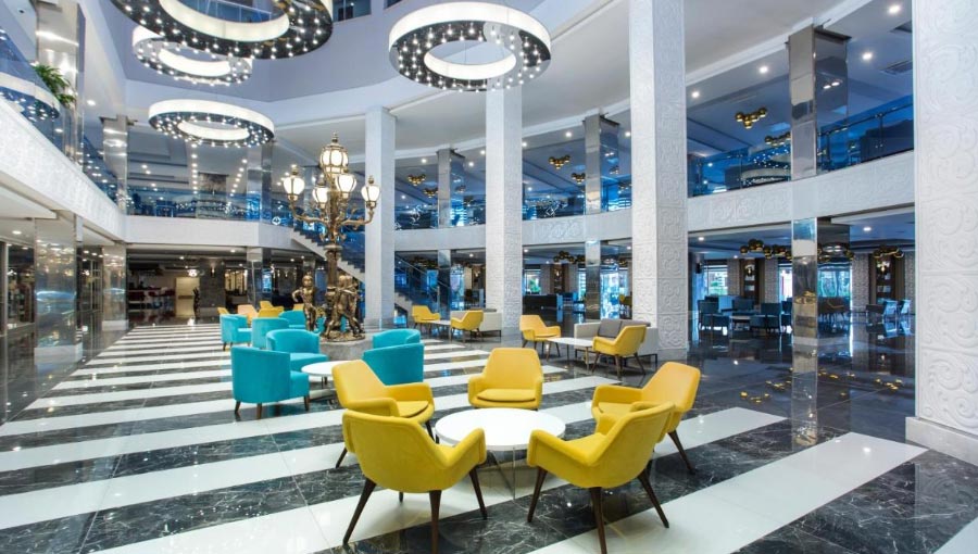 Eftalia Ocean Resort Hotel Turkey lobby
