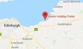 Map of Haven Seton Sands Holiday Park Scotland