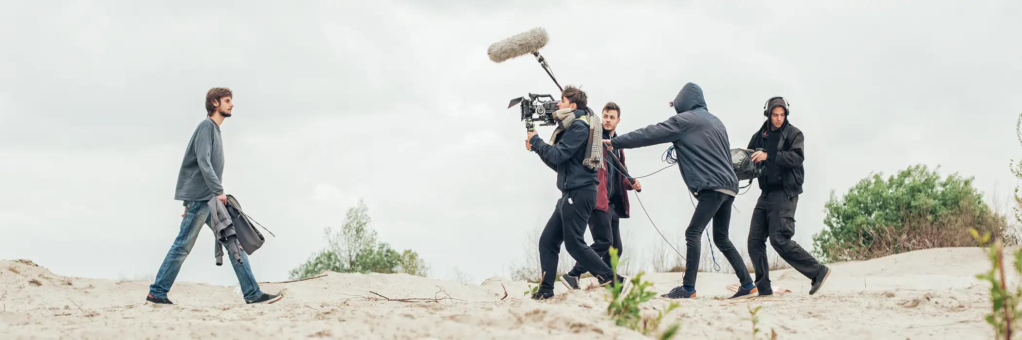 Decorative background image for Film Crew On Location