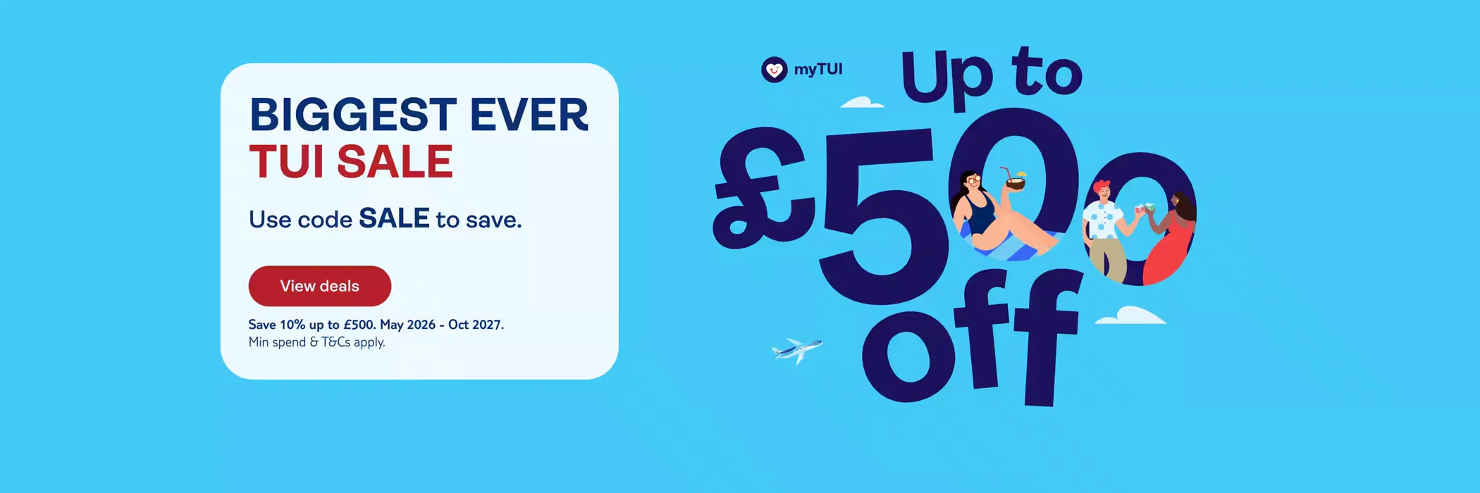 Decorative background image for tui holidays offer