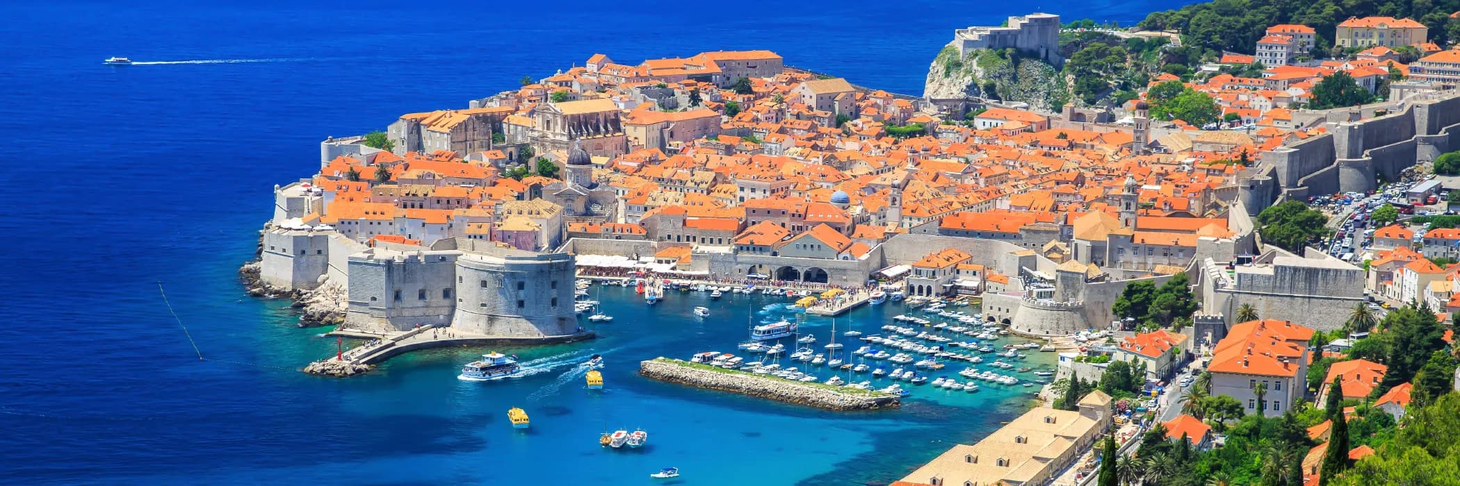 Decorative background image for Dubrovnik City Breaks