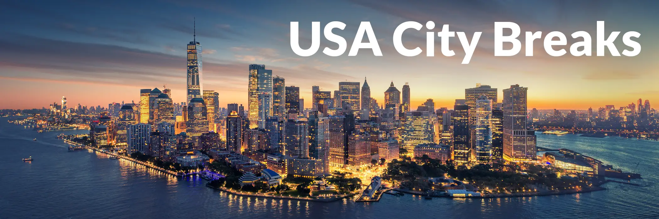 Decorative background image for USA City Breaks
