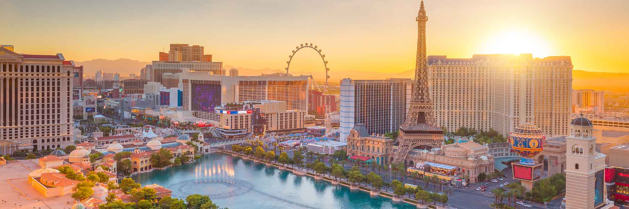 Decorative background image for Las Vegas City Breaks