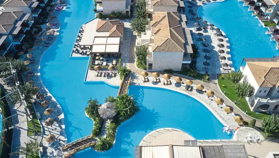 Holiday Village Atlantica Rhodes Aerial Overview