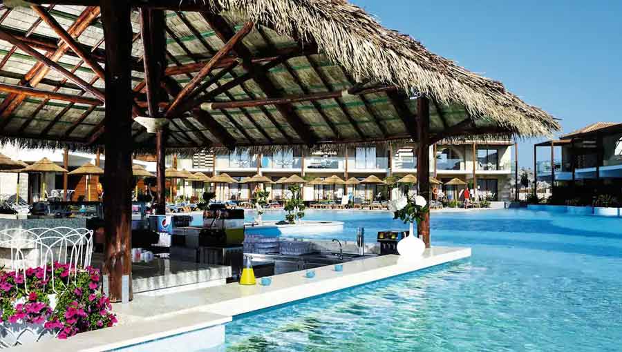 Holiday Village Rhodes swim up bar