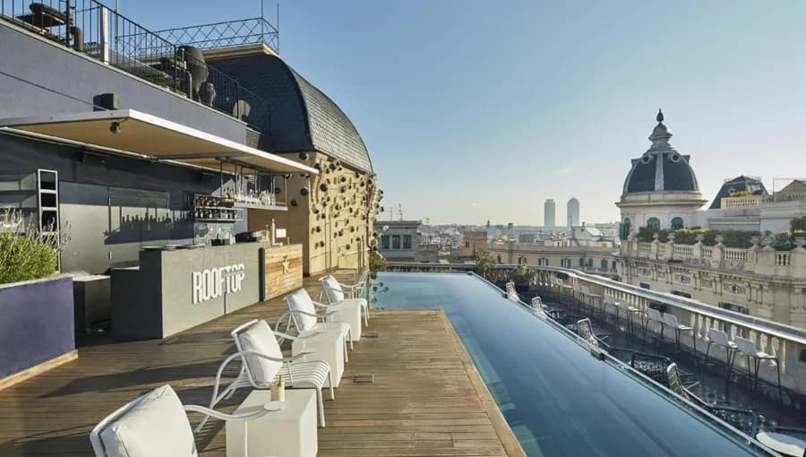 Hotel Ohla Eixample Barcelona Rooftop Pool
