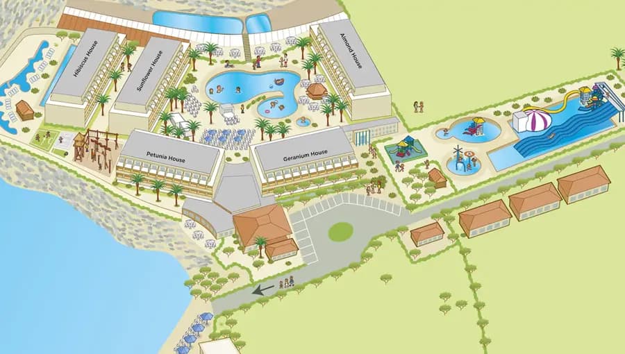 Holiday Village Ibiza map