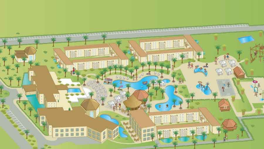 Holiday Village Majorca Site Map