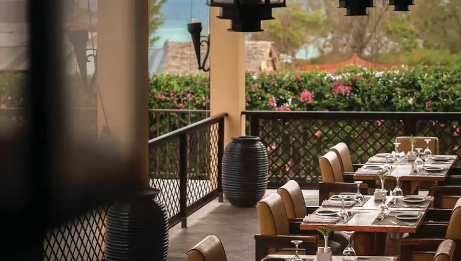 The Mora Zanzibar Restaurant Terrace