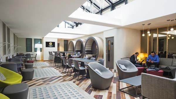 Point A Hotel Shoreditch Breakfast Area