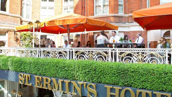 St Ermin's Hotel terrace