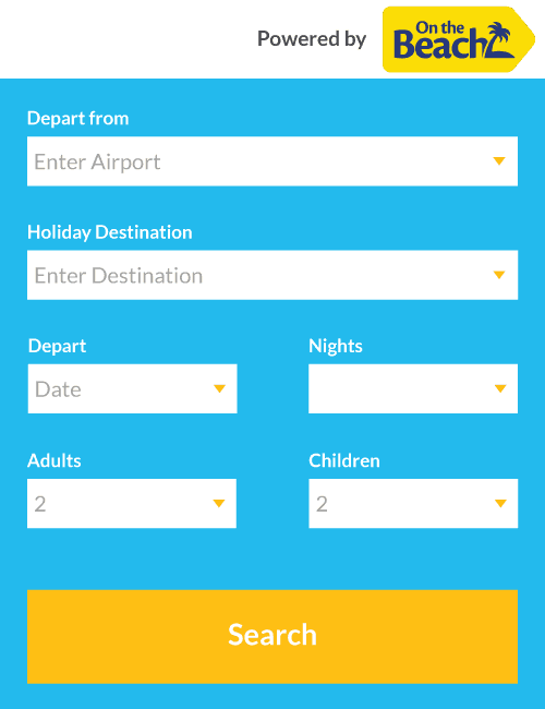 Search for On The Beach holidays