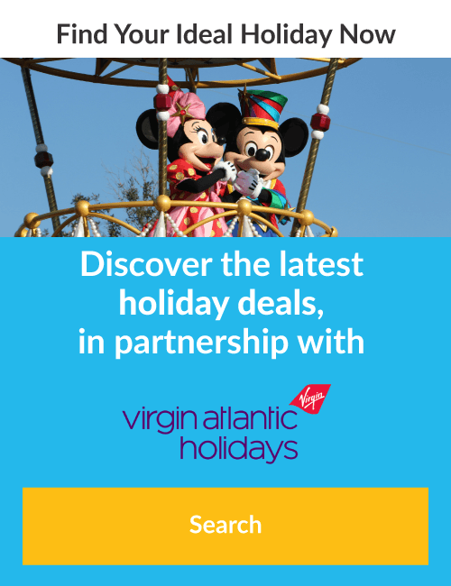 Search for holidays with Virgin Holidays