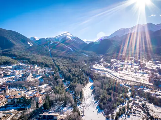 Bansko ski resort in Bulgaria
