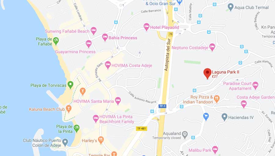 Laguna Park II Apartments Location Map