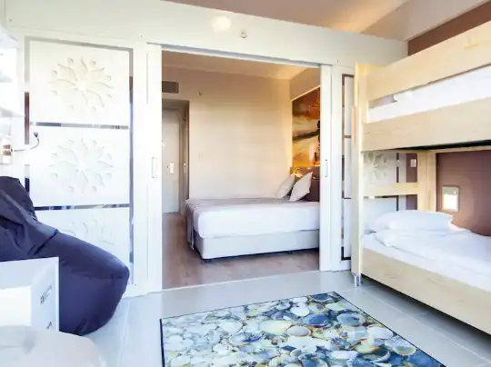 One Bedroom Family Room with Kid's Den