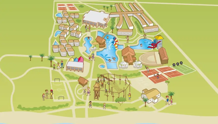 Holiday Village Turkey Resort Map