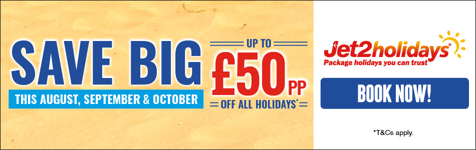 Cheap Jet2 Holidays with low deposit