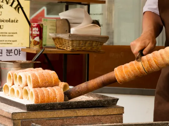 Food Tour - Trdelnik traditional Czech food