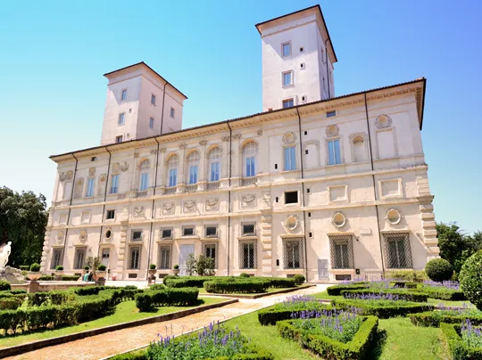 Villa Borghese and gardens in Rome