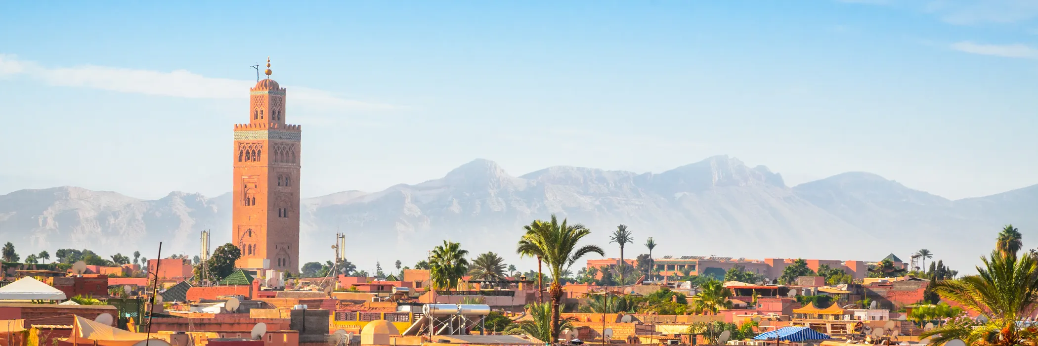 Morocco Holidays - View of Marrakech