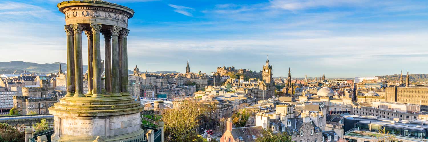 View of Edinburgh city centre