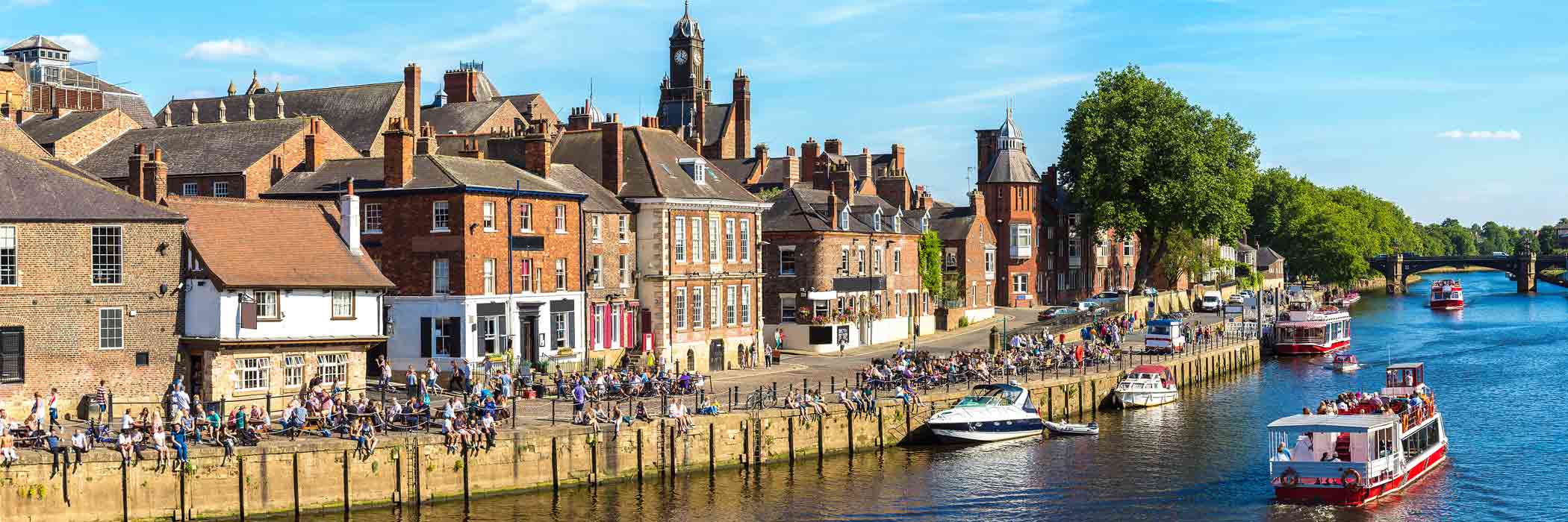 Hotel stay in York with a view of the river