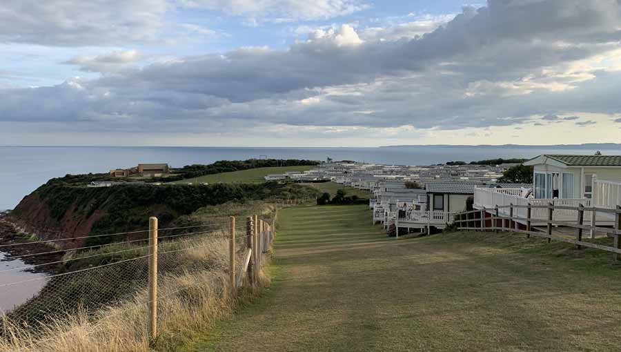 Haven Devon Cliffs Holiday Park caravans