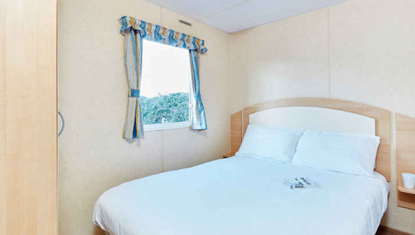 Parkdean Landguard Holiday Park Fir Caravan Bedroom