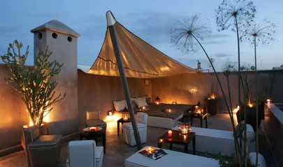 riad dar one in marrakech rooftop