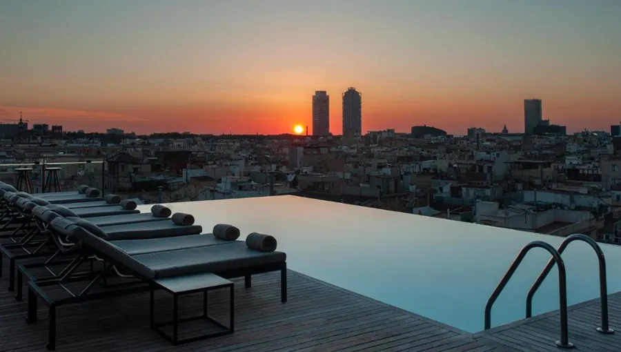 Grand Hotel Central Barcelona Rooftop Pool