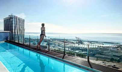 Se venligst bundt Fremtrædende Top 10 Barcelona hotels with rooftop pools | mybudgetbreak.com