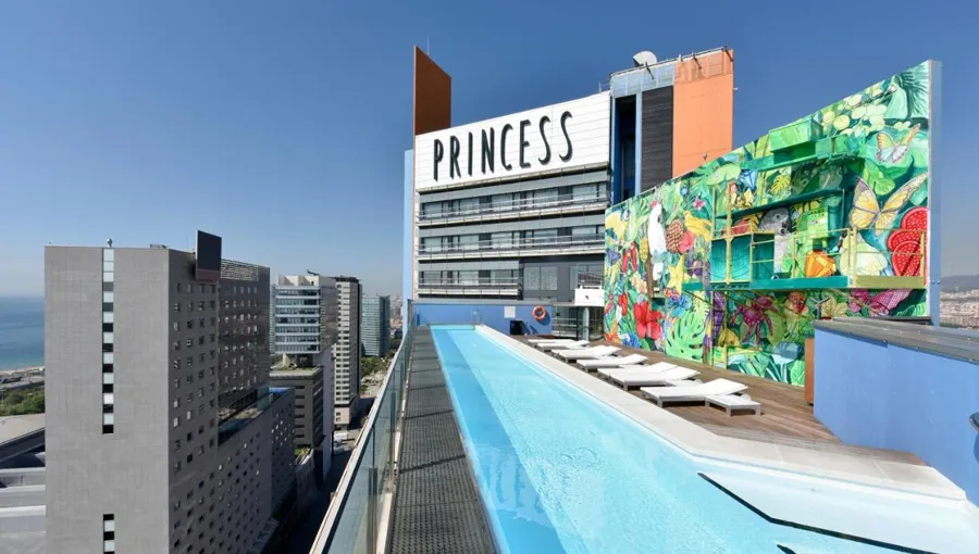 Hotel Barcelona Princess Rooftop Pool