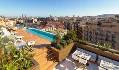 The One Hotel Rooftop Pool Barcelona