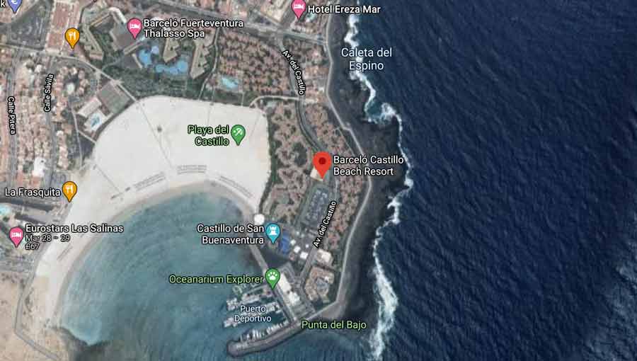 Barcelo Castilla Beach Resort Resort map
