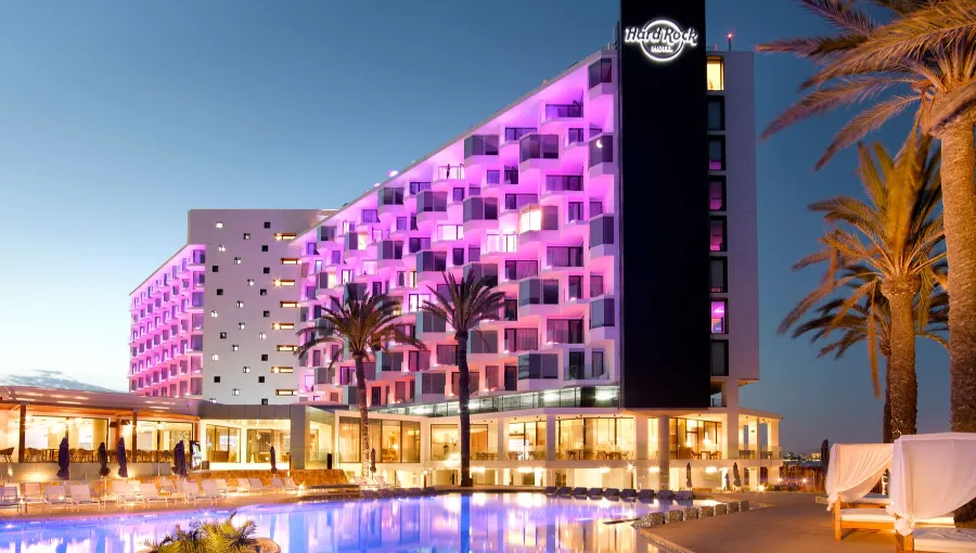 Hard Rock Hotel Ibiza At Night