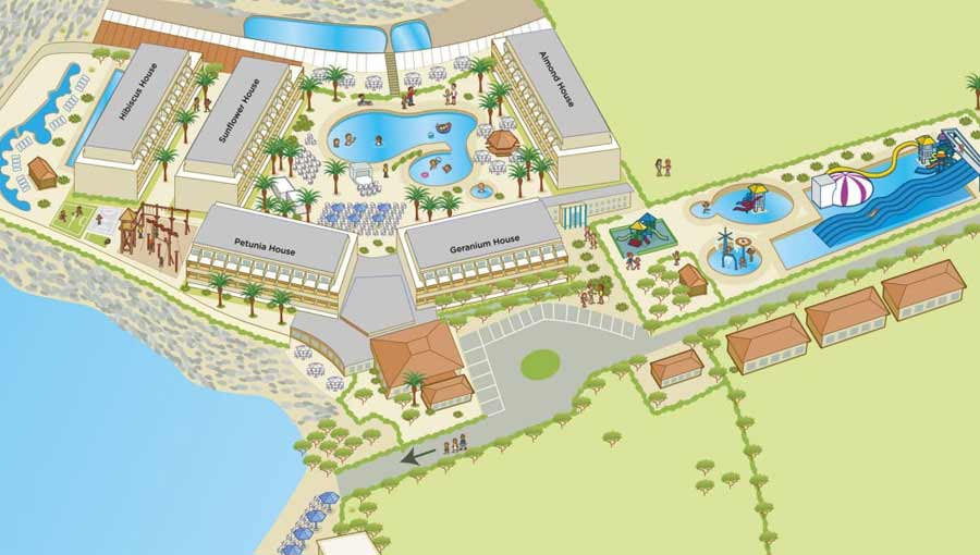 First Choice Holiday Village Seaview ibiza map