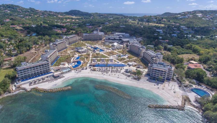 Royalton Saint Lucia Resort Aerial View