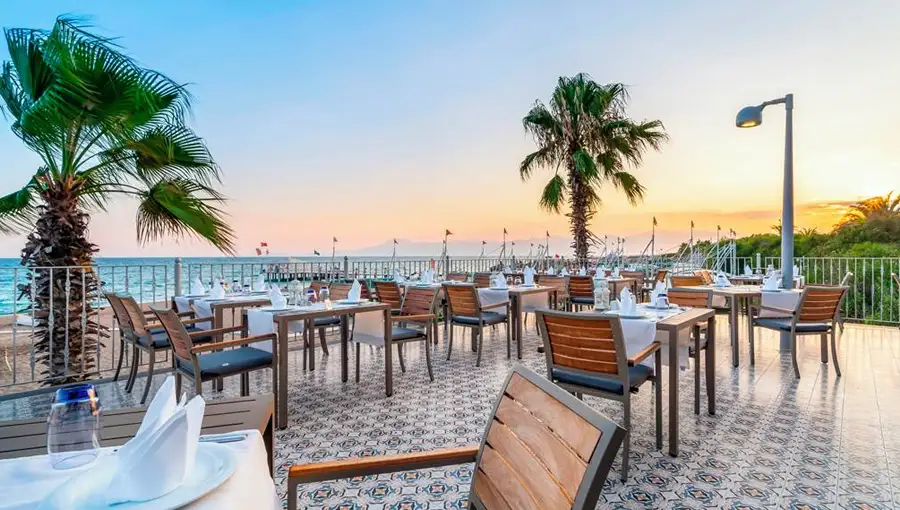 Concorde Deluxe Resort Restaurant Terrace - Turkey