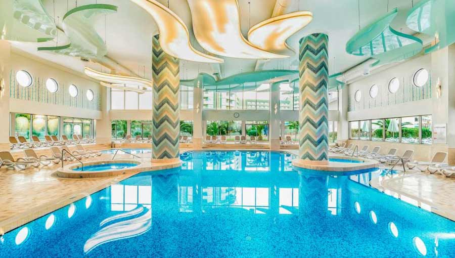 Titanic Beach Lara Hotel Turkey indoor pool