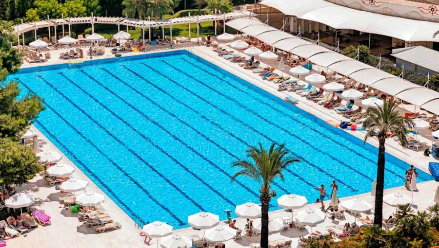 Titanic Beach Lara Hotel Turkey olympic pool