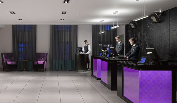 Radisson Blu Hotel Reception Edinburgh