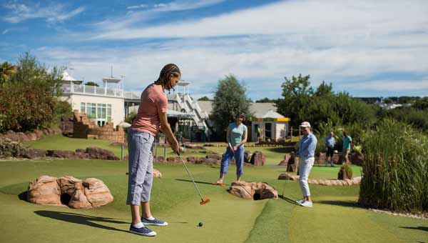 Haven Devon Cliffs Holiday Park crazy golf