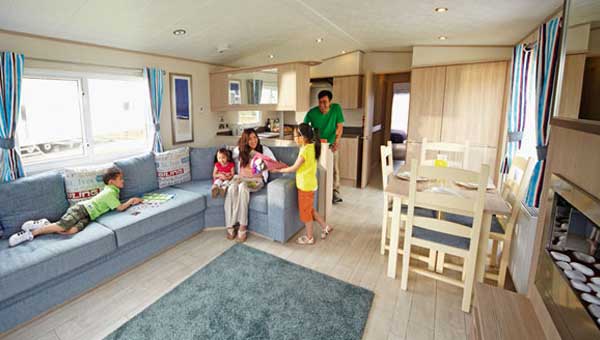 Haven Devon Cliffs Holiday Park living room