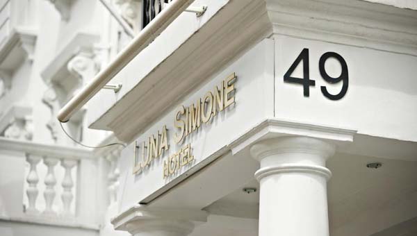 Luna Simone Hotel London Exterior