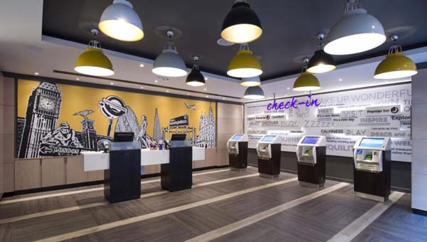 Premier Inn King's Cross London hotel reception