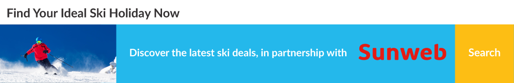 Ski holiday search with Sunweb